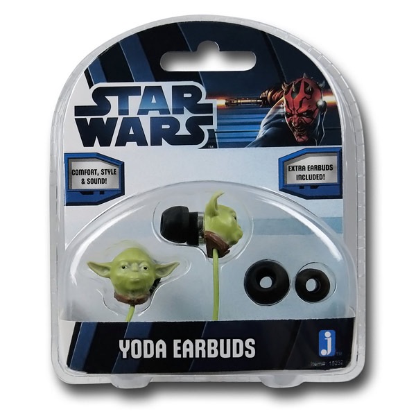 Star Wars Yoda Head Earbuds