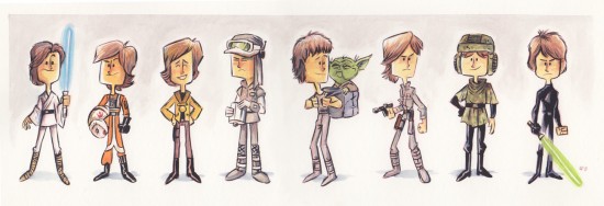 The Evolution of Luke Skywalker