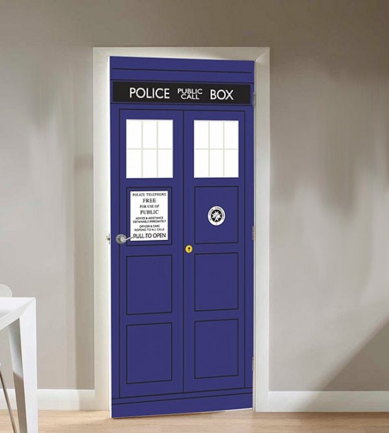 Doctor Who TARDIS Door Cling