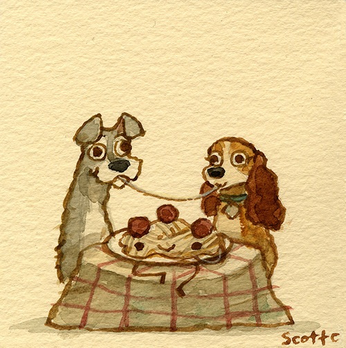 Scott C's Great Showdown tribute for Lady and the Tramp