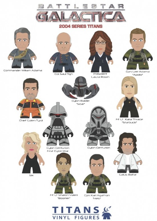 Battlestar Galactica Gets New Line of Blind-Boxed Vinyl Minis