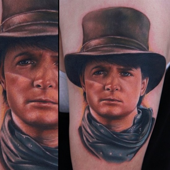 Marty McFly tattoo