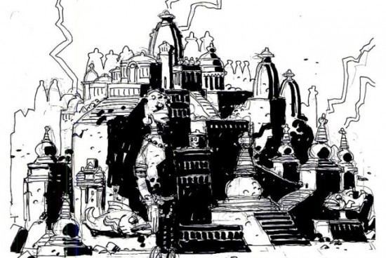 Mike Mignola's Concept Art For Disney's Atlantis