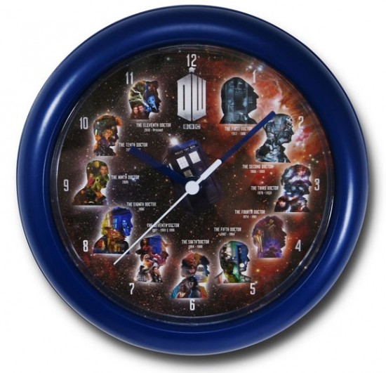 Doctor Who 11 Doctors Wall Clock