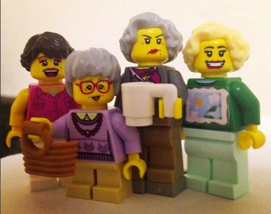 Golden Girls LEGO Minifig Set