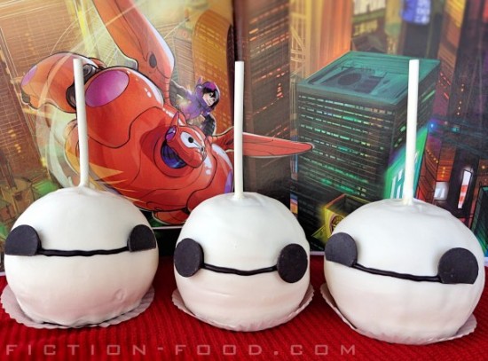 Baymax Caramel Apples