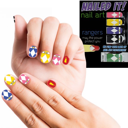 Mighty Morphin Power Rangers Nail Wraps