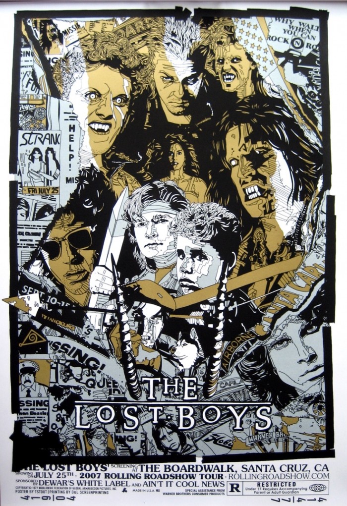 The Lost Boys print by Tyler Stout from Mondo