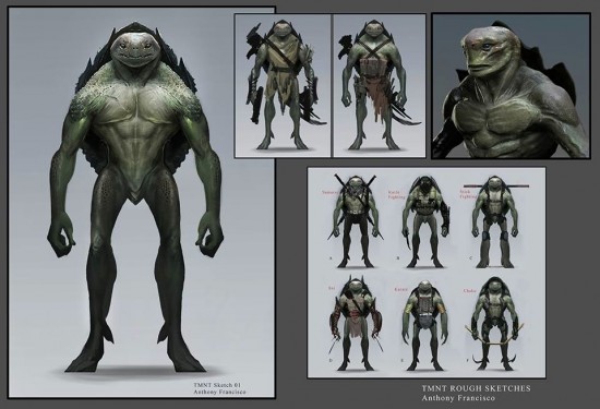 Unused Teenage Mutant Ninja Turtles Designs