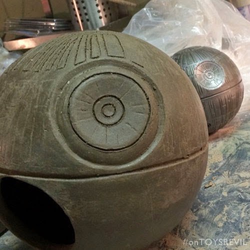 Ceramic Deathstar Birdhouse from Michelle Valigura