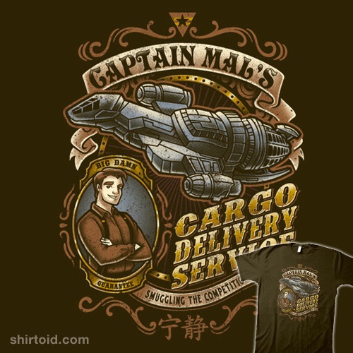 Captain Tight Pants Delivery t-shirt