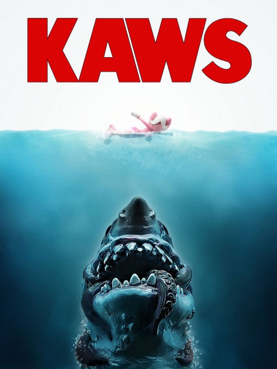 KAWS/JAWS Parody Print by Shifty x Fugi.me