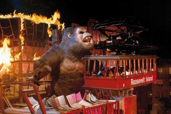the old king kong ride in Universal Studios Orlando