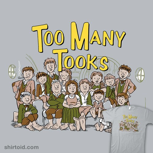 Too Many Tooks t-shirt