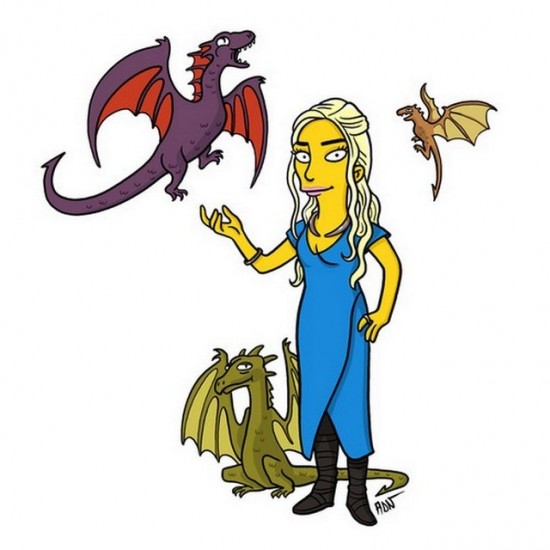  Game of Thrones Characters as Simpsons