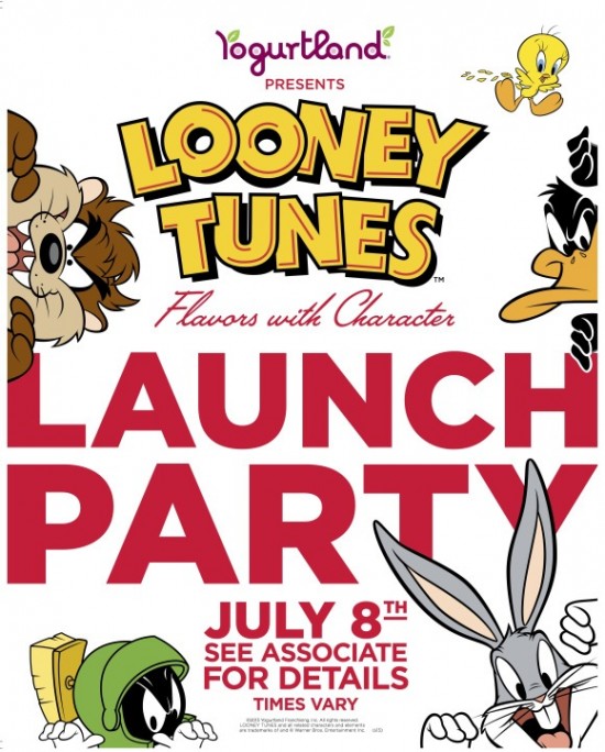 YOGURTLAND LOONEY TUNES LAUNCH PARTY