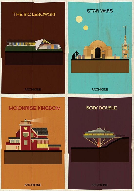 Architecture in Film Print Series