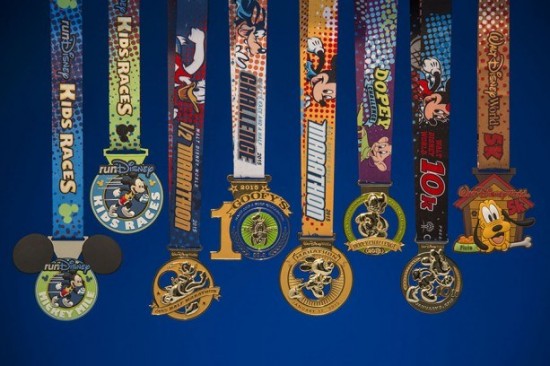 Walt Disney World Marathon Weekend Medals