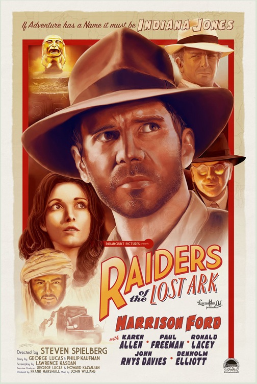 Andy Fairhurst Raiders of the Lost Ark poster