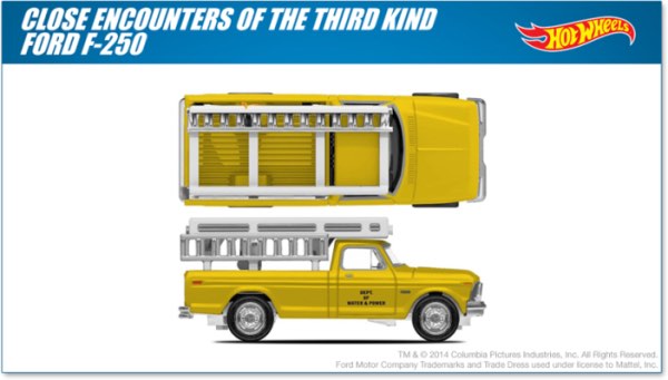 Hot Wheels are making a toy out of the truck Roy Neary drives in Close Encounters of the Third Kind