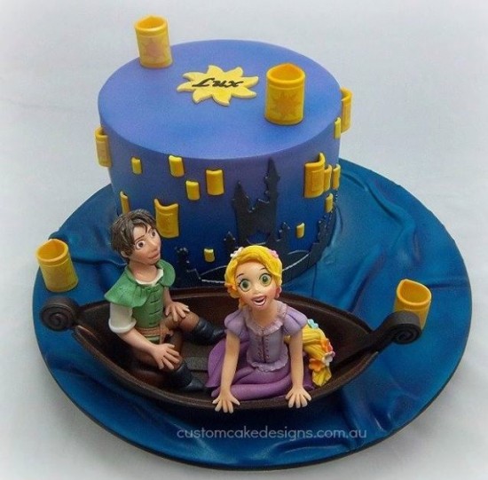 Tangled Cake