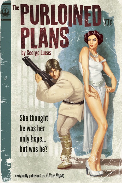 Timothy Anderson's Star Wars pulp novel posters