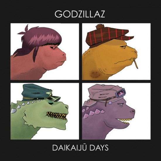 Godzilla/Gorillaz mash-up (@bizmichael)