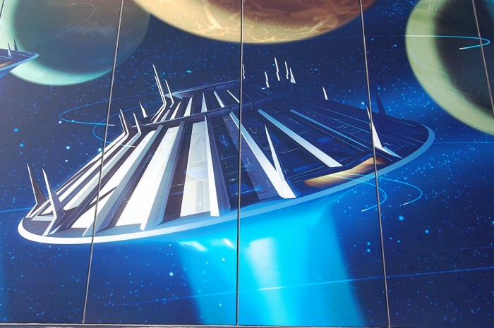 Space Mountain Mural