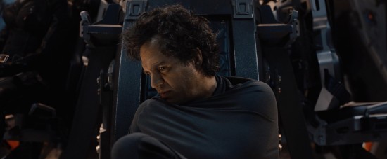 Avengers: Age of Ultron: A close-up on a very defeated looking Bruce Banner