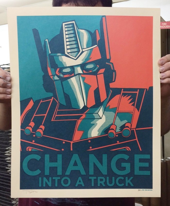 CHANGE INTO A TRUCK- all Metallic Ink 10th Edition