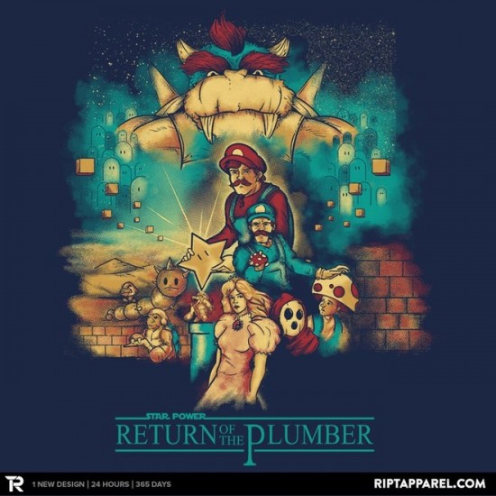 Return of the Plumber t-shirt