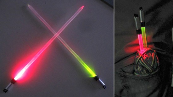 Lightsaber Knitting Needles