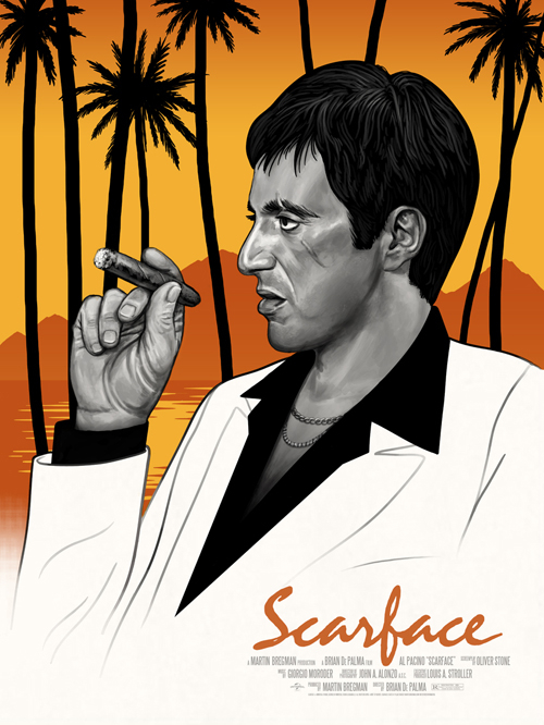 Mike Mitchell's Scarface print