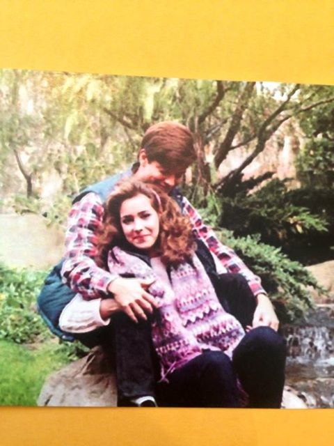 original Back to the Future photo session with Claudia Wells and Eric Stolz as Marty