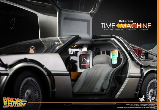 1/6th Scale Hot Toys DeLorean Time Machine from Back to the Future