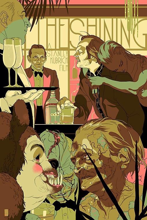 THE SHINING 9 color print by Tomer Hanuka 