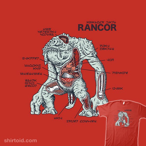 Rancor Anatomy t-shirt