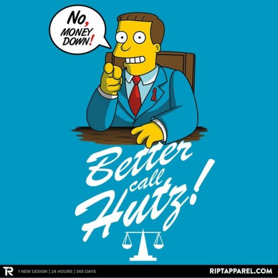 Better Call Hutz t-shirt