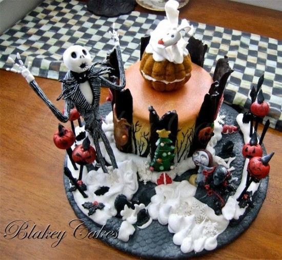 This Nightmare Before Christmas Cake 