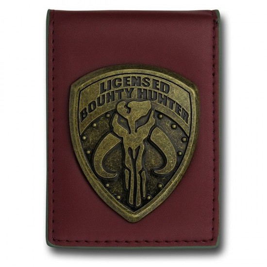 Star Wars Mandalorian Badge Credit Card Wallet