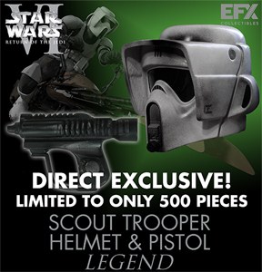 eFx Legend Scout Trooper Helmet & Pistol
