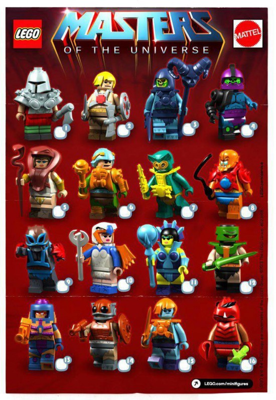 Custom Masters of the Universe Lego mini-figs by Gregos Thomas