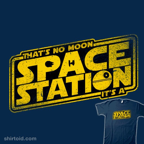 It's a Space Station t-shirt
