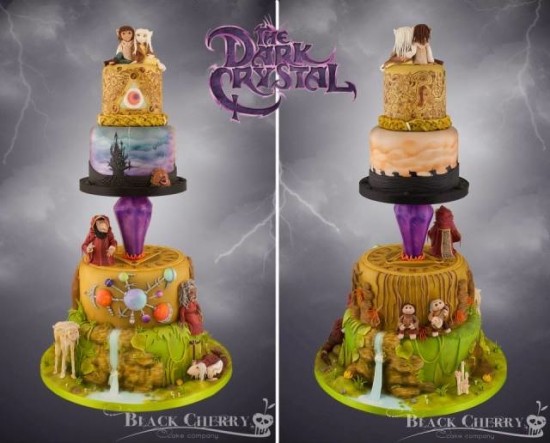 Dark Crystal Wedding Cake