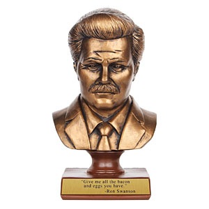 Ron Swanson Bust