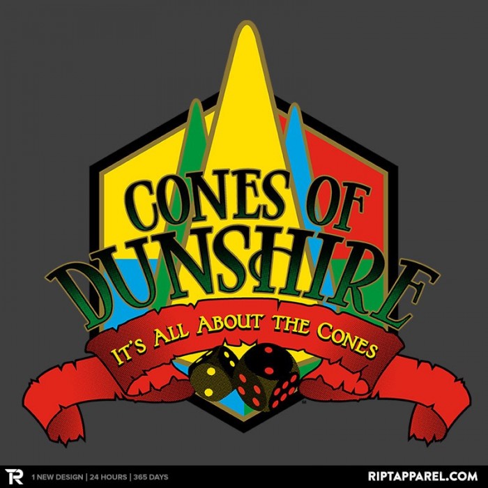 Cones of Dunshire t-shirt