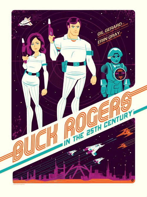 Buck Rogers in the 25th Century Poster by Dave Perillo