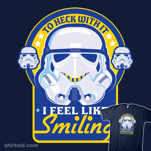 Stormtrooper smile t-shirt