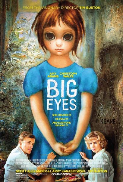 Poster for Tim Burton's Big Eyes, Starring Amy Adams