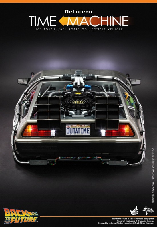 1/6th Scale Hot Toys DeLorean Time Machine from Back to the Future